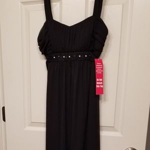 Black Empire Waist Dress